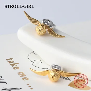 Gold Wing Krelles Fit Original Eiropas Rokassprādzi, Kulonu, lai 925 Sudraba Piekariņi Klasiskās Zelta Nozagt Diy Rotaslietas Sievietēm Dāvanu
