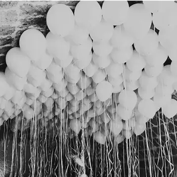 98pcs Balta Lateksa Baloni Vainags Arku Komplekts Kāzu DIY Blanc Ballon Līgavas Duša, Bērnu Dzimšanas dienas svinības Rotājumi Globos