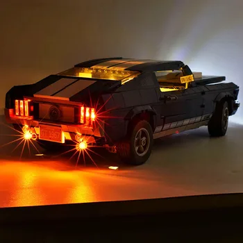 (tikai gaismas iekļautas)LED Light Up Komplekts Rotaļlieta 21047 Ford Mustang Apgaismojumu Compatile Ar 10265 11293