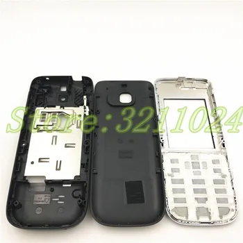 10Pcs/Daudz Labas kvalitātes Pilnu Mājokļu Lietu Vāku Nokia C2-01 Akumulatora Vāciņu Mājokļu gadījumā Ar angļu un arābu Keyboard+Logo