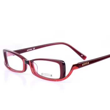 Zerosun Šauras Brilles Rāmis Dāmas Acetāts Brilles Sieviešu Modes Nerd Brilles Recepšu Pilna Loka