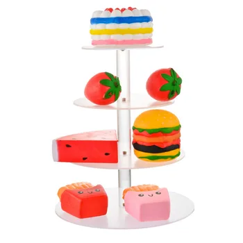 4 Līmeņa Akrila Kūka Turētāja Statīvs Kārta Noņemama Caurspīdīga Cupcake Display Rack, Lai Kāzas, Dzimšanas Dienas Svinības, Banketu Apdare