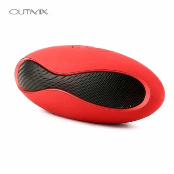 OUTMIX Mini Bluetooth Skaļrunis Portatīvo Bezvadu Skaļruņu Skaņas Sistēma 3D Stereo Surround Mūzikas TF USB Super Bass, telefona, pc