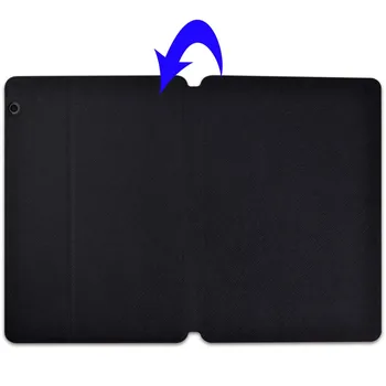 Ādas Stāvēt Vāks Huawei MediaPad T3 8.0/T3 10 9.6 Cm/T5 10 10.1 Collu Nometiet Pretestību Tablete uz Lietu