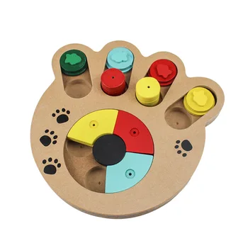 Aapet 1pc Koka Pet Puzzle Pet Suns, Interaktīvo Mācību Spēle Pakārtotā Lēnas Padeves Barošanai Rotaļlietas Pet Suns Izglītības Piederumi
