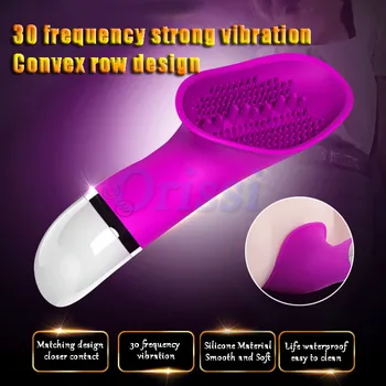 30 Ātruma Mēles Klitora Stimulators Vibrators no Silikona Mutes Vibrators Masturbator Sievietēm Pieaugušo Seksa Rotaļlietas, G-spot Krūšu galu Zīdējs