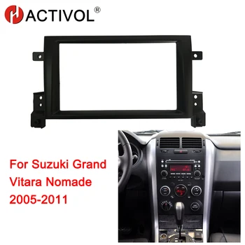 HACTIVOL 2 Din Auto Radio sejas plāksnes Rāmis Suzuki Grand Vitara Nomade no 2005. līdz 2011. gadam Car DVD GPS Atskaņotāja panelis dash mount kit