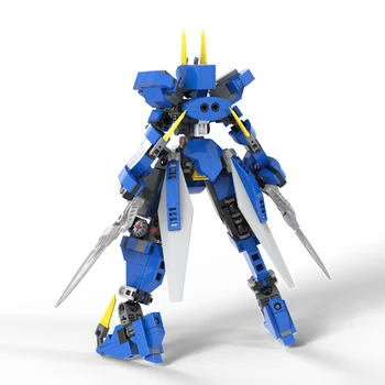 400PCS Mecha Warrior Celtniecības Bloki, Rotaļlietas Bērniem Bruņas Roboti Anime Attēls Modelis 15cm Rīcības Attēls Bloki Lelles