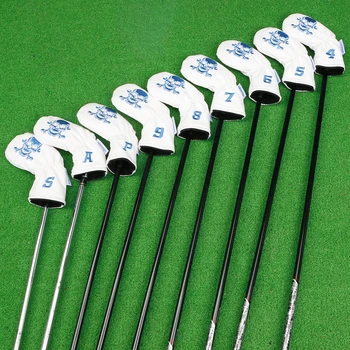 Golfa dzelzs headcovers golfa klubi PU materiāla 9pcs/set golfa piederumi, bezmaksas piegāde