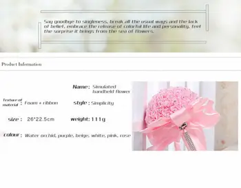 26cm Rožu Rozā Putu Peonija Mākslīgo Ziedu Pušķi 5 Lielas Galvas un 4 Bud Lēti Viltus Ziedi Kāzu Mājas iekštelpu Apdares