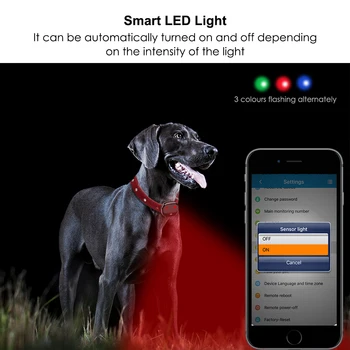 Pet GPS Tracker 4G LED Ūdensizturīgs Inteliģento Automātisko Balss Uzraudzības Mobilā Tālruņa Pieslēgums Reālā laika WiFi Pet Dog Tracker