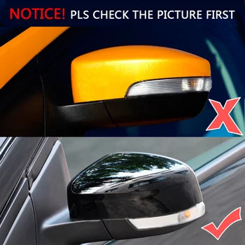 2gab Plūst Pagrieziena Signāla Gaismu LED Sānu Ārējie Atpakaļskata Spoguļi Dinamisko Rādītāju Blinker Ford Focus 2 3 Mk2 Mondeo Mk3 Mk4