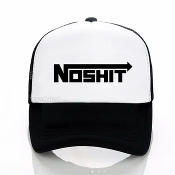 2018 Modes Jaunu NOShit Smieklīgi NR Logo Vīriešu beisbola cepure Ikdienas acu trucker cap vasaras sporta cepure