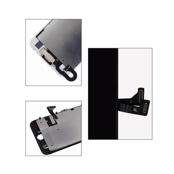 20 GAB./DAUDZ EFAITH AAA Kvalitātes Pilnīga vai Ekrāna Displeja iPhone 7 Pilns Komplekts LCD ar Priekšējo Kameru, Ekrānu un Bezmaksas DHL