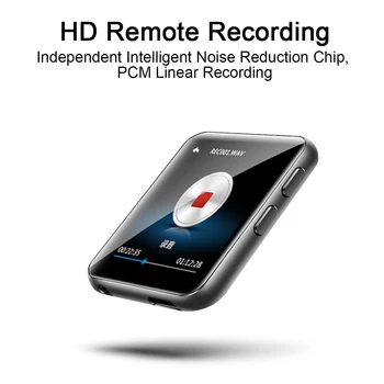 Mini Clip MP3 Atskaņotājs ar bluetooth 1.54 Collu Touch Screen Portatīvo MP3 Mūzikas Atskaņotāja HiFi Metāla Audio Atskaņotājs ar FM, lai Darbojas