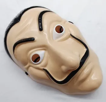 Komēdija Master La Casa De Papel Dali Masku Halloween Masku Cosplay Smieklīgi Anonīms Cosplay Masku Halloween Karnevāls Dali Maska