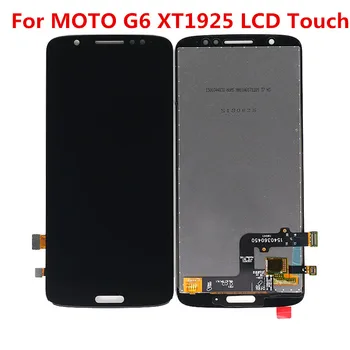 JIEYER Par Motorola G6 LCD Displejs, Touch Screen Digitizer Montāža Rezerves Daļas Moto G6 XT1925 5.7