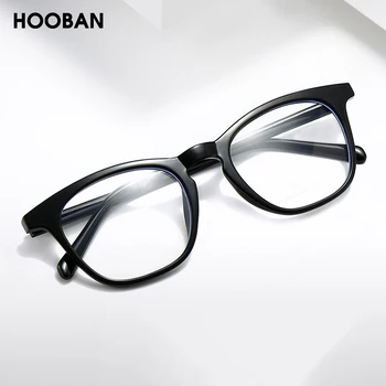 HOOBAN Anti Zilā Gaisma Modes Brilles Vīrieši Sievietes Zilās Gaismas Pretbloķēšanas Lasīšanas brilles Datoru Aizsardzības Caurspīdīga