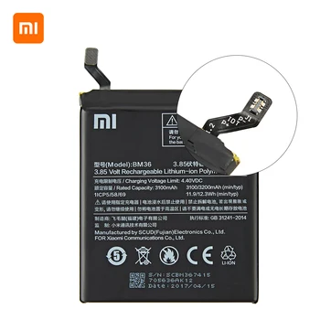 Xiao mi Oriģinālā BM36 3200mAh Akumulatoru Xiaomi Mi 5S MI5S M5S BM36 Augstas Kvalitātes Tālruņa Baterijas Nomaiņa