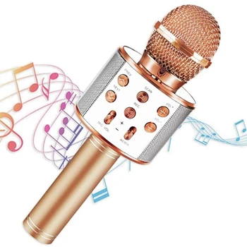 Bluetooth Portable Karaoke Mikrofons Bērniem - Labākās Dāvanas 4-15 Gadu Vecām Meitenēm/Zēniem Rotaļlietas