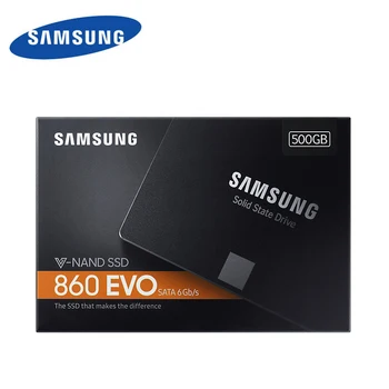 SAMSUNG HDD 2.5 Collas 860 EVO 120gb SSD 250gb 500 gb, 1 TB Iekšējā Cietvielu Disks SATA3 NAND Cieto Disku mlc augstas Desktop PC Klēpjdators