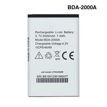 OHD Oriģināls Augstas Ietilpības Akumulators BDA-2000A Par Doro Liberto 825 822 8030 8031 2000mAh