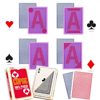 Copag Anti Poker Krāpšanos centrālās Kontaktlēcas magic spēļu kārtis, Pokera Aprīkoti Kartes