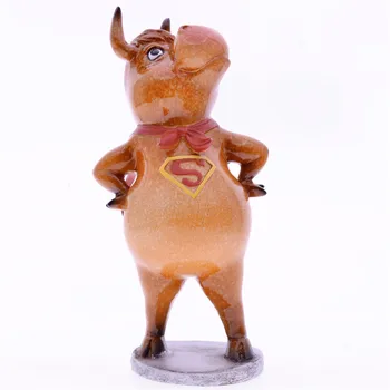 MYBLUE Kawaii Bull Simbols 2021. Gadā Sveķu Supermens Marilyn Zodiaka Ziemeļvalstu Mājas Telpu Dekorēšana Aksesuāri Fengshui