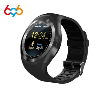 696 Smart Skatīties Y1 Relogio Android Smartwatch Tālruņa Zvanu SIM Kartes TF Bluetooth Remote Contral Kamera, iPhone, Samsung