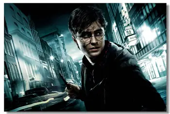 Pasūtījuma Audekla Sienas Gleznojums, HP7 Nāvīgi Dāvesti Voldemorts Plakātu Daniel Radcliffe Sienas Uzlīme, Sienas Dzīvojamā Istabā Tapetes #0662