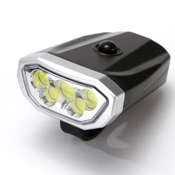 Indukcijas velosipēdu lukturu komplekts USB lādējamu smart lukturu ar ragu VADĪJA velosipēdu gaismas velosipēdu zibspuldze 4 režīmi