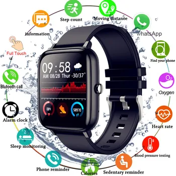 Bluetooth Zvanu Smart Watch Sievietes Vīrieši Ip67 Waterproof Sports Fitness Tracker Pulksteņi Asins Spiediena Monitoru, Pedometrs Smartwatch