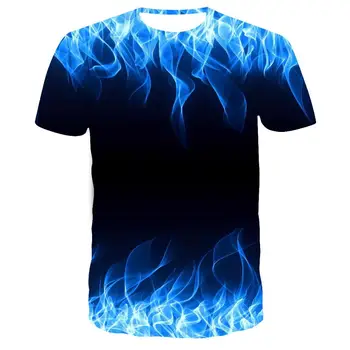 Vīriešu T - krekls 3D Drukāšanas Phoenix Smieklīgi T-krekls Vīriešiem Īsām piedurknēm Men 's Cosplay Kostīmu Gadījuma Apaļu Kakla T-krekls S-6XL