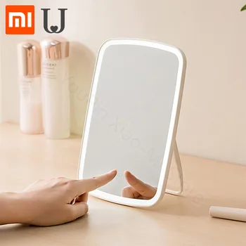 Sākotnējā Xiaomi Mijia LED Aplauzums Spogulis Saprātīga portatīvo darbvirsmas led light portatīvo salokāmo gaismas spogulis kopmītnē desktop