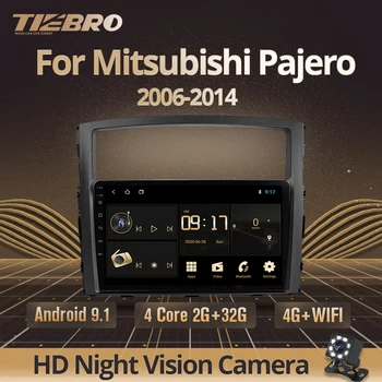 TIEBRO Par Mitsubishi Pajero 4 V80 V90 2006-Auto Radio Multimediju Video Atskaņotājs Navigācija GPS Android 9.0 Nav 2din 2 Din DVD