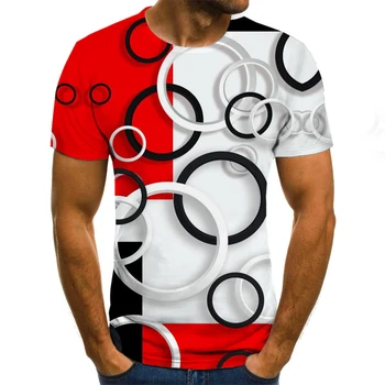 2020. gada Vasaras T Krekls Vīriešiem Streetwear O Apkakli, Īsām Piedurknēm t-veida Topi Punk Stila Vīriešu Apģērbu Gadījuma 3D Drukas Tshirt