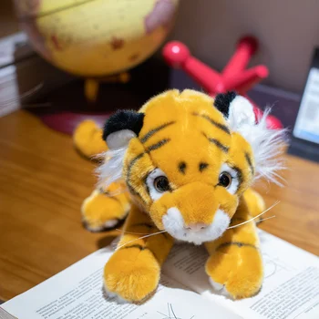 Radošās imitācijas Tiger Plīša rotaļlietas lelle cute lelle, lelle white tiger spilvens, bērnu dzimšanas dienas dāvanu meitenītei