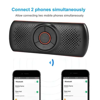 Multi-funkciju Bluetooth Skaļruni, Bluetooth 4.2 EDR Atbalstu SIRI Skaļrunis Automašīnas Brīvroku Komplektu, MP3 Atskaņotājs Adapteri