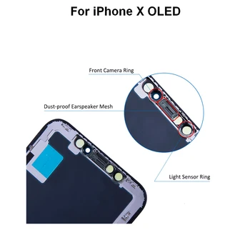 AAA+ Jauno OLED/LCD iPhone X XR Displejs zemāku Cenu, Displejs, iPhone XS Ekrāna Testa Labs 3D sazināties ar dāvanu