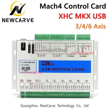 XHC Mach4 Jaunākās Starplaikos Padome 3 4 6 Asi, USB, Kustības Kontroles Kartes MKV-M4 2000KHz Par CNC Router/ Griešanas Mašīna NEWCARVE