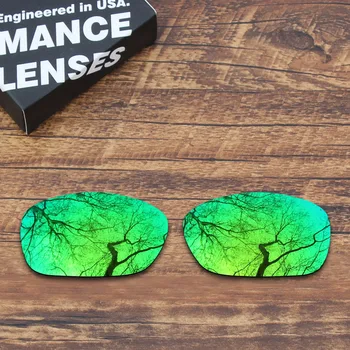 ToughAsNails Polarizētās Lēcas Nomaiņa, lai Oakley Ten X Saulesbrilles Zaļā Spoguļu Krāsu (Tikai Objektīvs)