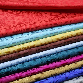 CF942 17colors Tradicionālo Ķīniešu Zīda Brokāta Auduma Ķīniešu Kāzu Apģērbu, Spilvens Gadījumā, ja Audumi DIY Materiālus Mājas Tekstils