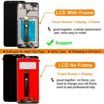 Displeja Huawei Y5 2018 DRA-L01 LX2 LCD Displejs, Touch Ekrāns Huawei Y5 Pro Ministru 2018 DUA-LX2 L21 LCD Displeja Nomaiņa