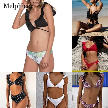 Pārsējs Bikini Biquinis Feminino 2019 Sexy Mikro Bikini Biquini Beach Plus Lieluma Peldkostīmi Sieviešu Push Up Peldkostīms Maillot De Bain