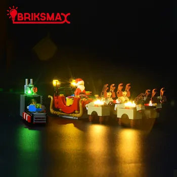 BriksMax Led Light Up Kit Ziemassvētku Sērija Ir Saderīga Ar 10245/10249/41323/10263/10259/10254