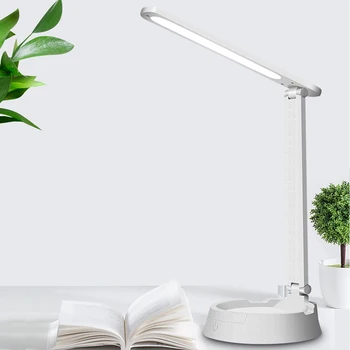 LED Lampas Modernās Galda Lampas, Bluetooth, Mūzikas Atskaņotājs, Galda Lampas Touch Gultas Lampa, Galda Gaismas Intensitāti Lasīšanas Gaismas Tālruņa Turētājs