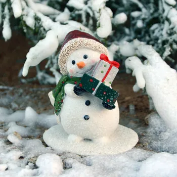 Radošās Ziemassvētku Rotājumi Mājas Rotājumi Vecs Vīrietis Sniegavīrs Namā Svētku Dāvanas Meitenēm Miniatūras Figūriņas, Amatniecība, Dāvanas