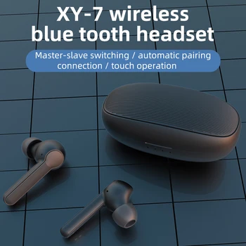 Bezvadu Earbuds XY-7 Bluetooth 5.0 Binaural Izdevumi Bezvadu Austiņas 9D Stereo Surround Skaņas Mini Touch Darbību Sporta Austiņas