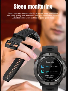 Āra Sporta 2020. Gadam Viedā Skatīties Vīriešu Sirds ritma Monitors IP68 Ūdensnecaurlaidīga SmartWatch Akumulatora darbības laiks ir Ilgs Fitnesa Tracker