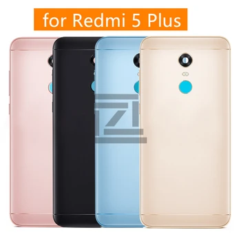 Par Xiaomi Redmi 5 Plus Akumulatora Metāla Aizmugurējo Vāciņu Aizmugurējo Durvju Mājokļu + Sānu Taustiņu, lai Redmi 5Plus Nomaiņa, Remonts, Rezerves Daļas